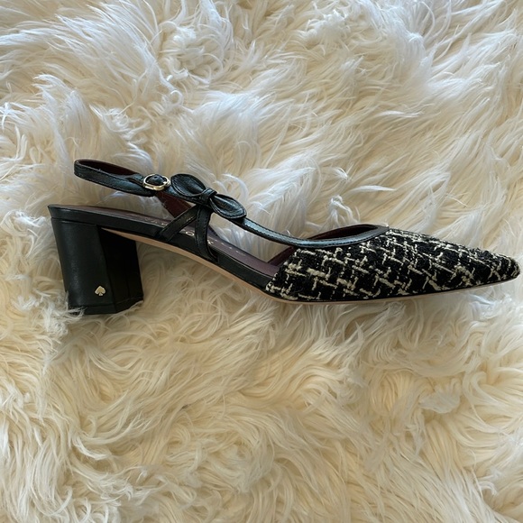 Kate Spade Midge Bow 2 timeless tweed pump - Picture 3 of 6